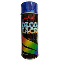 Алкидная аерозольная краска Perfect (DecoLack), Темно-синий (RAL5002) 400ml
