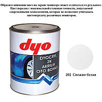 Краска акриловая Dyo 202 Снежно-белый 1l