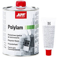 Поліестерова смола для ламінування з затверджувачем "Polylam", APP, 1l, 010801