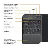 Бездротовий графічний планшет Huion Inspiroy Keydial KD200 з клавіатурою + рукавичка, фото 3