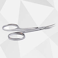 Ножиці для кутикули Olton у шкіряному чохлі (довжина 100 мм)