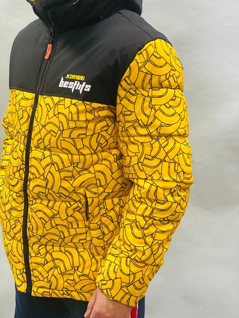 Куртка зима PANDA чоловіча 48-56 арт.591, Жовтий, XXXL