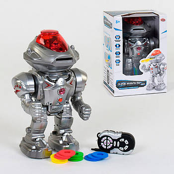 Робот на радіоуправлінні Play Smart стріляє, ходить, танцює, підсвічування (9896)