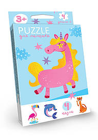 Гра Danko Toys Puzzle пазли для малюків (4 пазла) (Рус) (PFK-01)