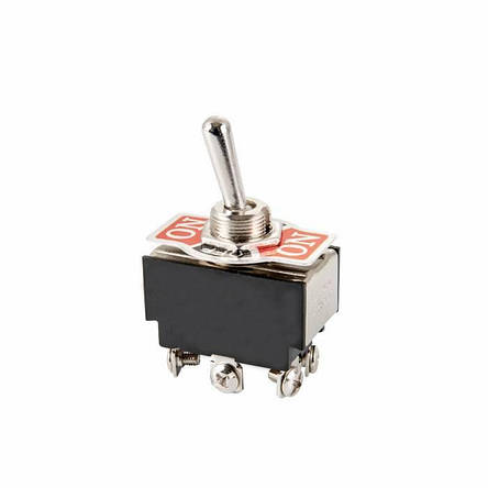 Тумблер KN3(B)-202 (ON-ON) TCOM, 6pin, 6A 250VAC, фото 3