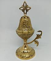 Велика кадильниця з карбуванням по металу для дому (Греція)