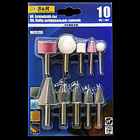 Набір головок шліфувальних S&R Meister 10 шт (121000010)
