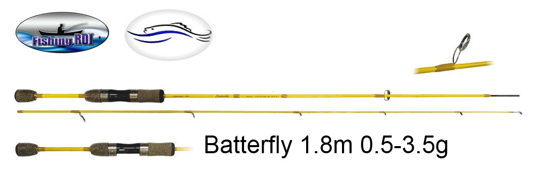 Спінінг BUTTERFLY B-SDS-602XUL 1.8 m 0.5-3.5 g