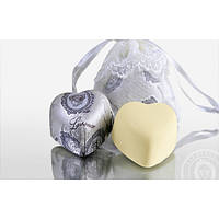 White heart Laurence / Сердце белый шоколад Laurence