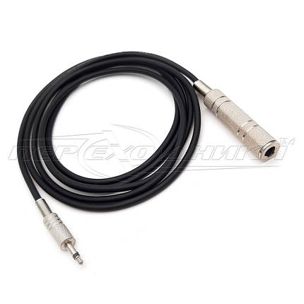 Кабель перехід jack 3.5 mm моно на 6.3 ( мама) у вікні, фото 3