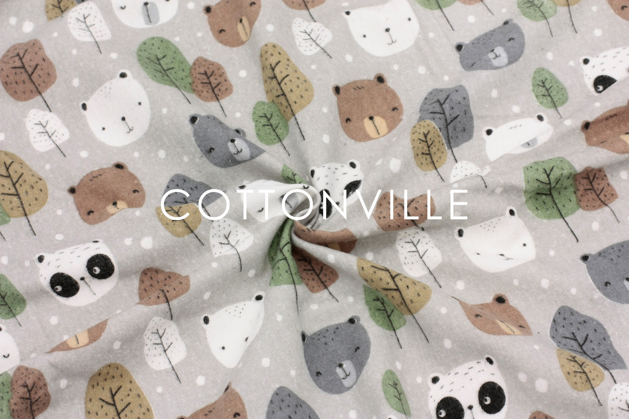 Фланель Звірята, деревця, 240 см, фото 1