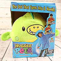 Детская толстовка-игрушка Huggle Pets Ultra Plus Hoodie Зеленый (Реальные фото)