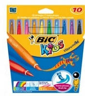 Фломастери "BIC" 10кол "Візакварель", шт