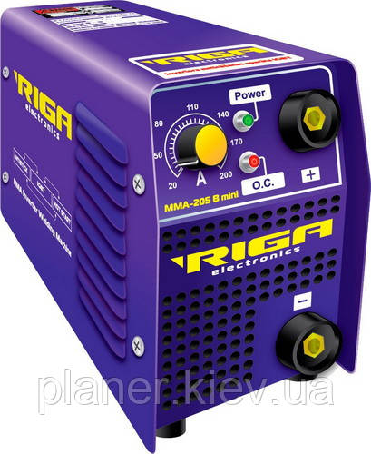 Зварювальний інвертор "RIGA" ММА (IGBT) MINI 205 B (кейс) (70974006), фото 1