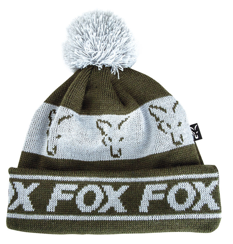 Шапка Fox Green Silver Lined Bobble Hat