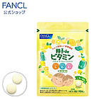 Fancl смачні жувальні вітаміни зі смаком лимона для дітей, 90 шт на 30-90 днів, фото 2