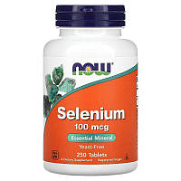 Selenium 100 мкг Now Foods 250 таблеток