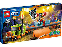 Лего Сити LEGO City Грузовик для шоу каскадёров 60294