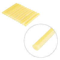 Комплект жовтих клейових стрижнів 11.2 мм*100 мм, 12 шт. INTERTOOL RT-1049, фото 3