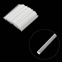 Комплект прозорих клейових стрижнів 7.4 мм*200 мм, пак. 1кг INTERTOOL RT-1036, фото 2