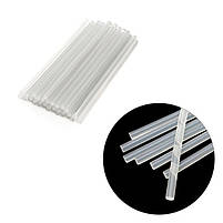 Комплект прозорих клейових стрижнів INTERTOOL RT-1025, фото 2