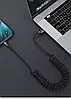 USB кабель MCDO, Lightning, Type C, пружинка, нейлонова оплетка.100% Оригінал., фото 10