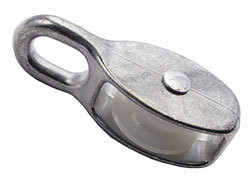 Блок одинарний оцинкований 10х40 мм