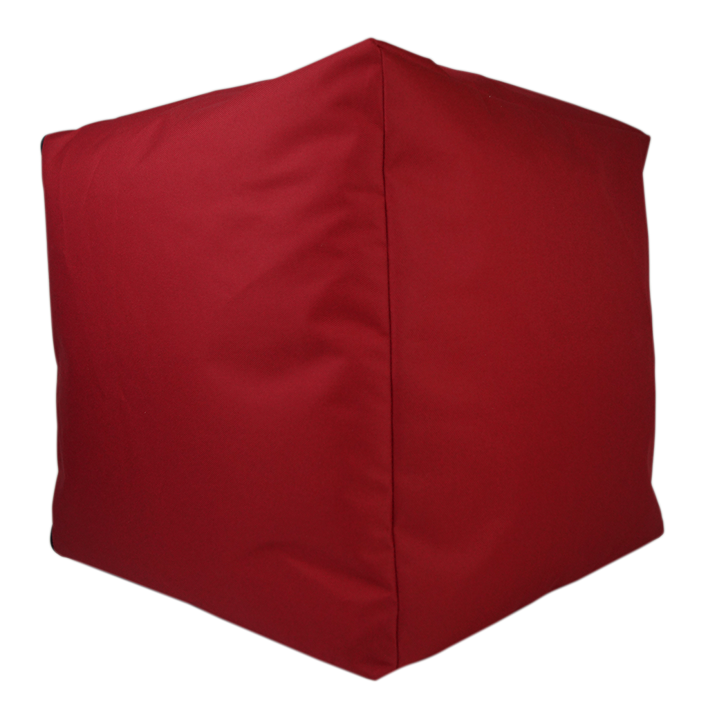 Пуф куб, 30*30*30 см, (оксфорд), (червоний)