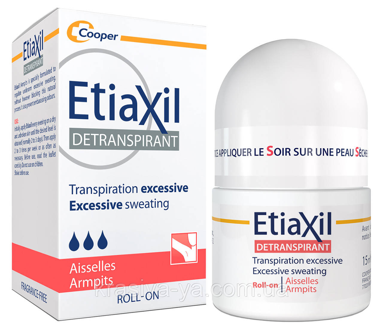 Роликовий антиперспірант для нормальної шкіри Etiaxil Normal Roll-on,15 мл