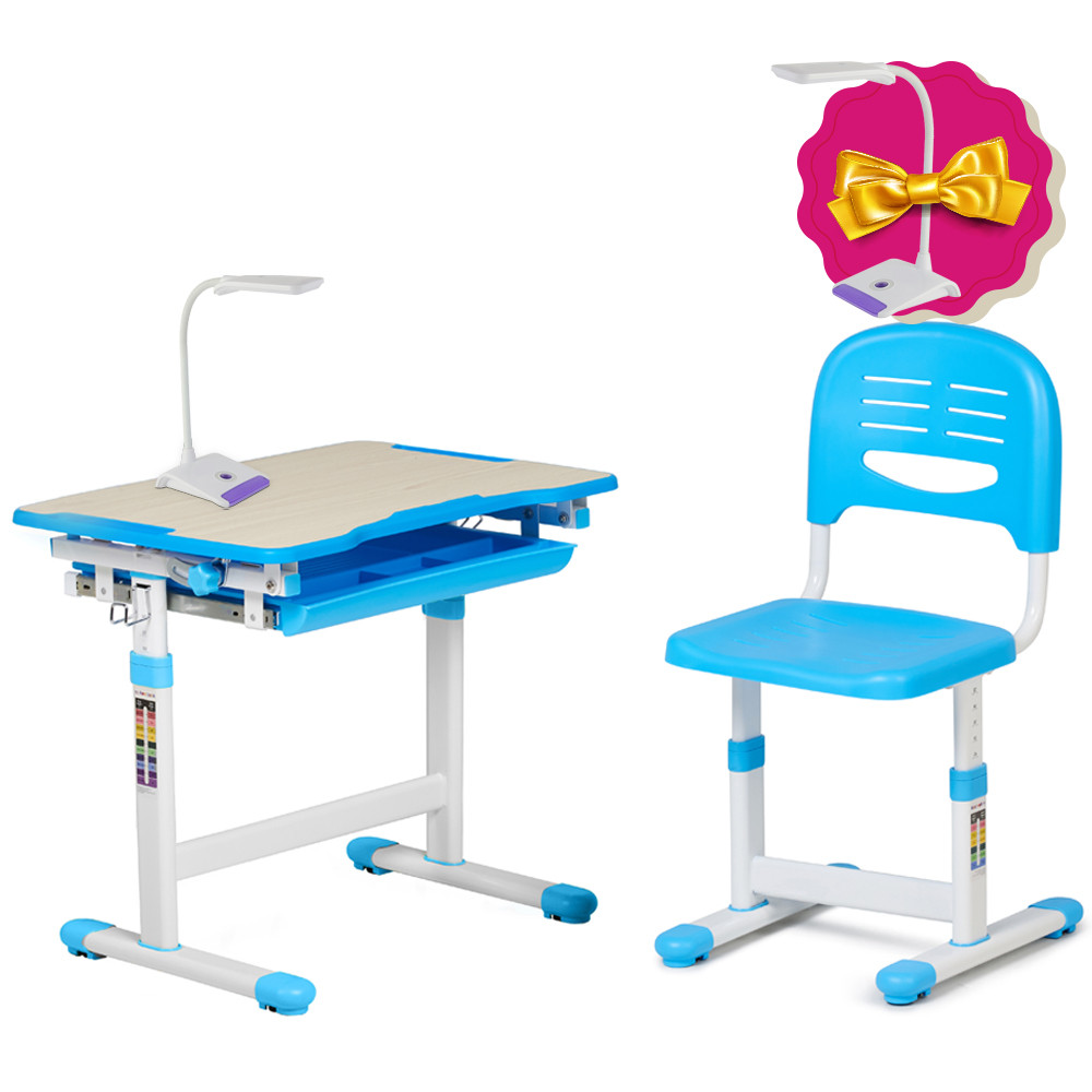 Дитяча парта зі стільчиком FunDesk Piccolino Blue