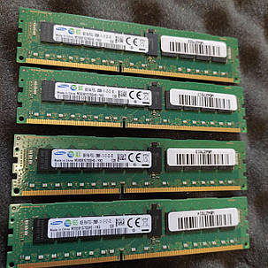 Комплект: Серверна оперативна пам'ять Samsung / 32 GB (4x8 GB) / 1Rx4 PC3L-12800R / DDR3 ECC / 1600 MHz, фото 2