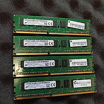 Комплект: Серверна оперативна пам'ять Micron / 16 GB (4x4 GB) / 1Rx8 PC3L-14900E / DDR3 ECC / 1866 MHz, фото 3