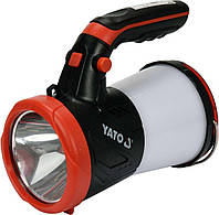 Фонарь аккумуляторный YATO YT-08579 LED-диодный 15 Вт, 600-1200 Лм, с ручкой.