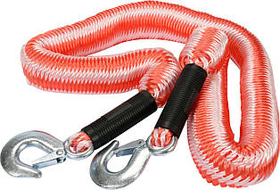 Трос буксирний, еластичний VOREL для навантаження - 3,5 т з гаками