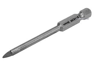 Свердло по склу і кераміці STHOR : YG6X, HEX-1/4", Ø= 5 x 70 мм