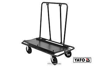 Візок для перевезення г/к плит YATO : навантаження- 940 кг, 1240 х 640 х 1210 мм