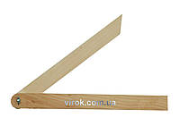 Кутомір регулюючий VOREL : L= 400 мм, дерев'яний [60]