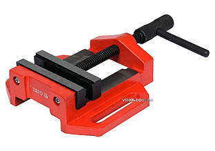 Лещата для верстатів YATO; корпус- 160 мм, губки- 100 мм, розвід губ- 85 мм