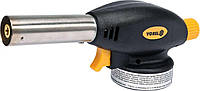 Газовий пальник VOREL з п`єзозапалом; тип з`єднання EN417 макс. t=1300°C, P= 1,3 кВт