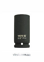 Головка торцева ударна 6-гранна YATO : подовжена, квадрат 3/4", М= 29 мм, L= 90 мм [8/32]