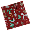 Подушка, 40*40 см, новорічна, (бавовна), (новорічні коники та іграшки на червоному), фото 2