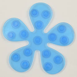 Міні килимки для ванної 1, Квітка синій, Китай, Килимок для ванної