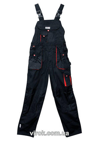 Комбінезон робочий YATO чорно-черв., розм. S [20], фото 1