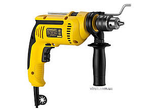 Дриль ударний мережевий STANLEY : P= 700 Вт. ключний патрон Ø≤13 мм