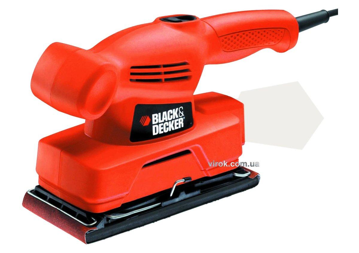 Вібраційна шліфувальна машина Black+Decker 135 Вт KA300-XK