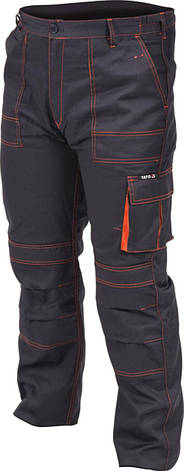 Штани робочі YATO, розмір L; 65%- поліестер, 35%- бавовна, фото 1