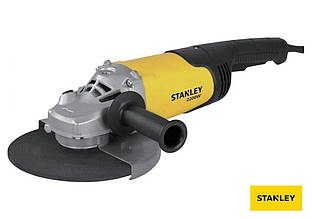 Шліфмашина кутова мережева STANLEY : P= 2.2 кВт, 6500 об/хв, диск Ø= 230/22.2 мм