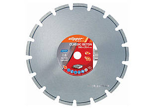 Диск алмазний по бетону CLIPPER CLA BETON; Ø= 300/25.4 мм (DW)