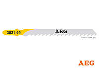 Полотно для електролобзика AEG чист.різ t< 60/45 мм l= 75мм, 4 TPI, по дер/пласт/ДСП(уп. 5шт)(EX)