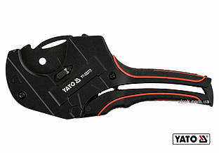 Труборіз для ПВХ труб YATO : max Ø50 мм, алюмінієвий корпус, ручка- ABS + TPR